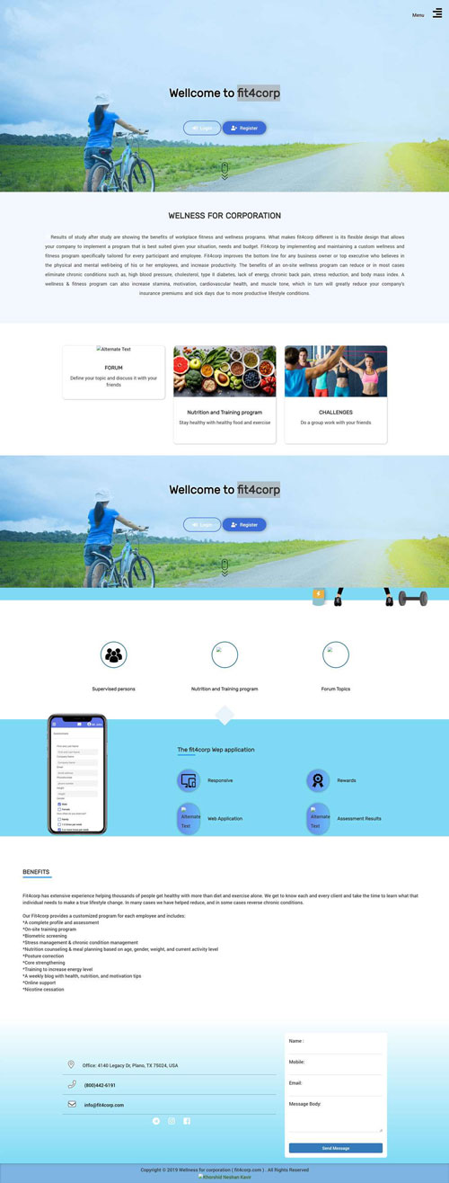 سایت ورزشی fit4corp